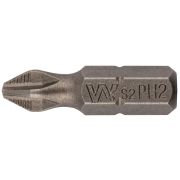WP Биты WP, сталь S2, с насечкой, Профи, 25 мм PH2, 20 шт.