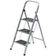 FIT Лестница-стремянка стальная, 3 широкие ступени, Н=113 см, вес 5,2 кг