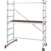 FIT Вышка-тура алюминиевая, 2 секции х 7 ступеней, вес 14,7 кг