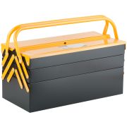 FIT Ящик для инструмента металлический с 4-мя раздвижными отделениями  420х200х200 мм