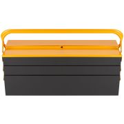 FIT Ящик для инструмента металлический с 4-мя раздвижными отделениями  530х200х200 мм