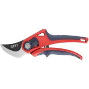 FIT Секатор Профи, режущие кромки внахлест, регулировка раскрытия, ленточная пружина, прорезин. ручки 210 мм