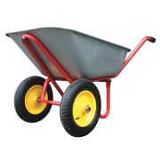 FIT Тачка строительная двухколесная, 110 л, грузоподъемность 240 кг, Профи