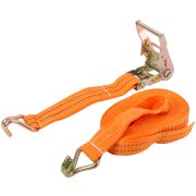 FIT Ремень для крепления груза, храповый механизм 135 мм, лента 38 мм x 8 м, 1500 / 3000 кг