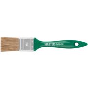 MASTER COLOR Кисть флейцевая Халяль, толщ.11 мм, 30% темный конский волос +70% темный РЕТ, пласт. ручка, ширина 30 мм