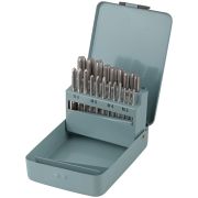 FIT Метчики, легированная сталь Профи 21 шт. М3-М12, металлический кейс