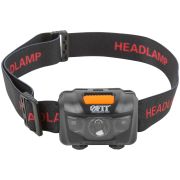 FIT Фонарик с креплением на голову, 1 сверхъяркий светодиод 3 Вт + 2 LED красного цвета (3 ААА батарейки)