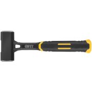 FIT Кувалда кованая цельнометаллическая, пластиковая прорезиненная ручка  1 кг