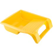 FIT Ванночка для краски желтая 395х346 мм, педаль для фиксации, Профи