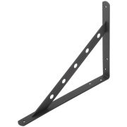 КУРС Уголок-кронштейн усиленный черный 300х225 мм