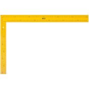 FIT Угольник столярный цельнометаллический желтый, крашеная шкала 400 x 600 мм
