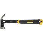 FIT Молоток-гвоздодер, цельнометаллический Профи, 450 гр.