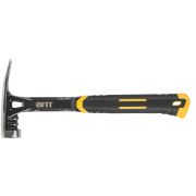 FIT Молоток-гвоздодер, цельнометаллический Профи, 450 гр.