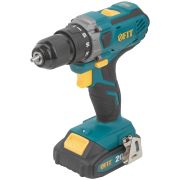 FIT Дрель-Шуруповерт акк. 20 В; 0-400/1400 об/мин; 40 Нм; 2 (Li-Ion) 2,0 Ач; 1,25 ч.; рез. накл.; кейс