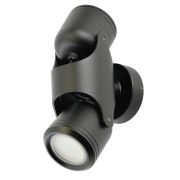 Светильник садово-парковый Feron DH1502, на стену,  GU10, 220-240V, черный