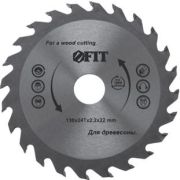 FIT Диск пильный для циркулярных пил по дереву 216 х 32/30 х 60T