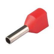 LD406-1008 Наконечник штыревой втулочный изолированный НШВИ(2) 1,0-8 (DIY упаковка 25 шт)
