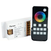 Контроллер диммер для светодиодной ленты с П/У белый, 12-24V, LD62