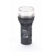 Лампа коммутационная ADDS ЛК-22 d22мм 220В AC/DC бел. LED DEKraft 25121DEK