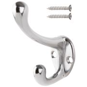 FIT Крючок двойной, хром