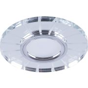 Светильник встраиваемый с LED подсветкой Feron CD982 потолочный MR16 G5.3 прозрачный, хром
