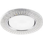 Светильник встраиваемый с белой LED подсветкой Feron CD4028 потолочный GX53 без лампы прозрачный