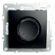 Выключатель диммирующий (механизм), STEKKER, PSW10-9106-03, 250В, 650W, серия Эрна, черный