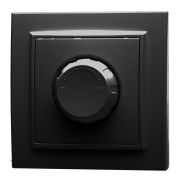 Выключатель диммирующий STEKKER, PSW10-9006-03, 250V, 650W, серия Эрна, черный