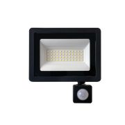 Светодиодный прожектор SAFFIT с выносным датчиком SFL80-50 IP65 50W 6400K черный