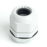 Сальник PG25 диаметр проводника 16-21 мм STEKKER, IP54, серый (без мембраны)