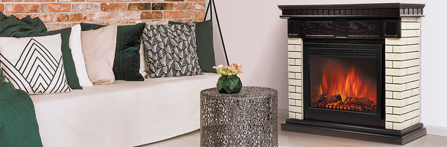 Электрический камин в интерьере